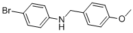 4-bromo-N-[(4-methoxyphenyl)methyl]aniline CAS#: 175357-73-0