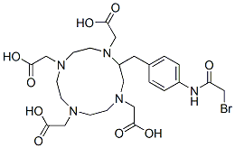 4-bromoacetamidobenzyl-1,4,7,10-tetraazacyclododecane-N,N',N'',N'''-tetraacetic acid CAS#: 126753-62-6