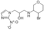(((4-bromotetrahydro-2H-pyran-3-yl)amino)methyl)-2-nitro-1H-imidazole-1-ethanol CAS#: 134419-55-9