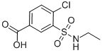 4-chloro-3-[(ethylamino)sulfonyl]benzoic acid CAS#: 3585-45-3