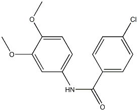 4-chloro-N-(3,4-dimethoxyphenyl)benzamide CAS#: 339297-91-5