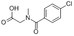 [(4-chlorobenzoyl)(methyl)amino]acetic acid CAS#: 35876-36-9
