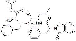 4-cyclohexyl-2-hydroxy-3-((2-((2-(1-oxo-1,3-dihydroisoindol-2-yl)-3-phenylpropionyl)amino)pentanoyl)amino)butyric acid isopropyl ester CAS#: 139238-61-2