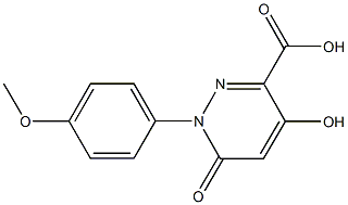 4-hydroxy-1-(4-methoxyphenyl)-6-oxo-1,6-dihydro-3-pyridazinecarboxylic acid CAS#: 121582-69-2
