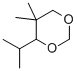 4-isopropyl-5,5-dimethyl-1,3-dioxane CAS#: 3583-00-4