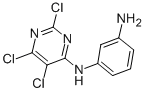 4-(m-aminoanilino)-2,5,6-trichloropyrimidine CAS#: 34017-39-5
