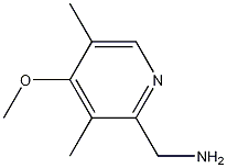 (4-methoxy-3,5-dimethylpyridin-2-yl)methanamine CAS#: 130000-78-1
