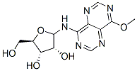 4-methoxy-8-(ribofuranosylamino)pyrimido(5,4-d)pyrimidine CAS#: 118515-48-3