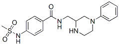 4-((methylsulfonyl)amino)-N-((4-phenylpiperazin-2-yl)methyl)benzamide CAS#: 135036-03-2