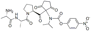 4-nitrophenyl N-(succinyl-alanyl-alanyl-prolylmethyl)-N-isopropylcarbamate CAS#: 144597-19-3