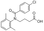 4-[p-Chlorobenzoyl(2,6-xylyl)amino]butyric acid CAS#: 30544-72-0