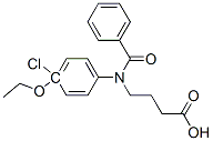 4-[p-Chlorobenzoyl(p-ethoxyphenyl)amino]butyric acid CAS#: 30544-65-1