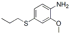 4-propylthio-2-anisidine CAS#: 132992-52-0