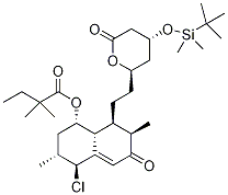 4-tert-ButyldiMethylsilyl-5'-chloro-6'-oxo SiMvastatin CAS#: 134395-20-3