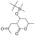 4-(tert-butyldimethylsiloxy)-3,4,5,6-tetrahydro-6-methyl-3-(2-oxopropyl)-2H-pyran-2-one CAS#: 125119-52-0