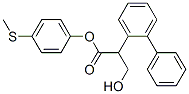 4-thioanisyl-2-biphenylyl-3-hydroxypropionic acid CAS#: 141857-29-6