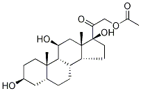 3β,11β,17,21-tetrahydroxy-5β-pregnan-20-one 21-Acetate CAS#: 4047-40-9