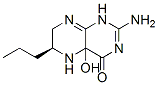 4(1H)-Pteridinone, 2-amino-4a,5,6,7-tetrahydro-4a-hydroxy-6-propyl-, (6S)- (9CI) CAS#: 294885-47-5