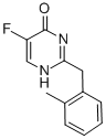 4(1H)-Pyrimidinone, 5-fluoro-2-((2-methylphenyl)methyl)- CAS#: 143328-93-2