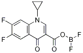 4(1H)-Quinolinone, 1-cyclopropyl-3-[[(difluoroboryl)oxy]carbonyl]-6,7-difluoro- (9CI) CAS#: 132235-02-0