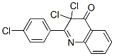 4(3H)-Quinolinone,  3,3-dichloro-2-(4-chlorophenyl)- CAS#: 146774-87-0