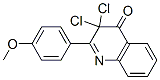 4(3H)-Quinolinone, 3,3-dichloro-2-(4-methoxyphenyl)- CAS#: 146774-86-9