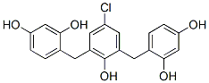 4,4'-[(5-chloro-2-hydroxy-1,3-phenylene)bis(methylene)]bisresorcinol CAS#: 31265-39-1