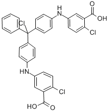 4,4'-BIS(3-CARBOXY-4-CHLOROPHENYL-AMINO)TRITYL CHLORIDE CAS#: 143193-31-1