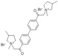 4,4'-Bis((3-methylpyrrolidino)acetyl)biphenyl dimethiobromide CAS#: 123489-63-4