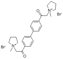 4,4'-Bis(pyrrolidinoacetyl)biphenyl dimethiobromide CAS#: 123489-64-5