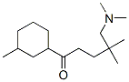 4,4-Dimethyl-5-(dimethylamino)-1-(3-methylcyclohexyl)-1-pentanone CAS#: 3853-21-2