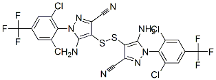 4,4'-dithiobis(5-amino-1-(2,6-dichloro-4-(trifluoromethyl)phenyl)-1H-pyrazole-3-carbonitrile) CAS#: 130755-46-3