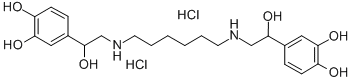 4,4'-[hexane-1,6-diylbis[imino(1-hydroxy-2,1-ethanediyl)]]bispyrocatechol dihydrochloride CAS#: 4323-43-7