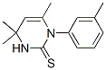4,4,6-trimethyl-1-(3-methylphenyl)-3H-pyrimidine-2-thione CAS#: 37489-45-5