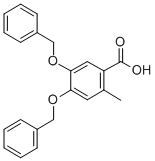 4,5-BIS(BENZYLOXY)-2-METHYLBENZOIC ACID CAS#: 127531-39-9