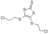 4,5-Bis-(2-chloro-ethylsulfanyl)-[1,3]dithiole-2-thione CAS#: 138682-23-2