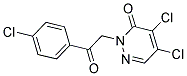 4,5-DICHLORO-2-[2-(4-CHLOROPHENYL)-2-OXOETHYL]-3(2H)-PYRIDAZINONE CAS#: 303987-71-5
