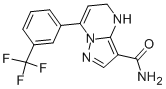 4,5-DIHYDRO-7-[3-(TRIFLUOROMETHYL)PHENYL]PYRAZOLO[1,5-A]PYRIMIDINE-3-CARBOXAMIDE CAS#: 115931-11-8