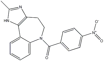 (4,5-Dihydro-2-methylimidazo[4,5-d][1]benzazepin-6(1H)-yl)(4-nitrophenyl)methanone CAS#: 168626-71-9