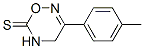4,5-Dihydro-3-(p-tolyl)-6H-1,2,5-oxadiazine-6-thione CAS#: 33406-08-5