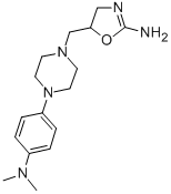 4,5-Dihydro-5-((4-(4-(dimethylamino)phenyl)-1-piperazinyl)methyl)-2-ox azolamine CAS#: 144881-38-9