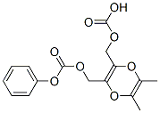 [4,5-Dimethyl-3,6-dioxo-1,4-cyclohexadiene-1,2-diyldi(methyleneoxy)]bis(formic acid phenyl) ester CAS#: 40870-70-0