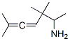 4,5-Heptadien-2-amine,  3,3,6-trimethyl- CAS#: 155904-86-2