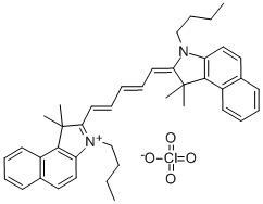 4,5:4',5'-DIBENZO-1,1'-DIBUTYL-3,3,3',3'-TETRAMETHYLINDADICARBOCYANINE PERCHLORATE CAS#: 121482-73-3