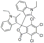 4,5,6,7-tetrachloro-3,3-bis(1-ethyl-2-methyl-1H-indol-3-yl)phthalide CAS#: 41621-86-7