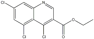 4,5,7-Trichloroquinoline-3-carboxylic acid ethyl ester CAS#: 150258-21-2