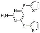 4,6-BIS(2-THIENYLSULFANYL)-2-PYRIMIDINAMINE CAS#: 339017-62-8