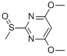 4,6-DIMETHOXY-2-METHYLSULFINYLPYRIMIDINE CAS#: 132900-07-3