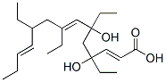 4,6-dihydroxy-4,6,8,10-tetraethyltetradec-2,7,11-trienoic acid CAS#: 152821-47-1