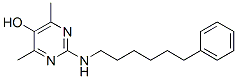4,6-dimethyl-2-(6-phenylhexylamino)pyrimidin-5-ol CAS#: 132956-22-0